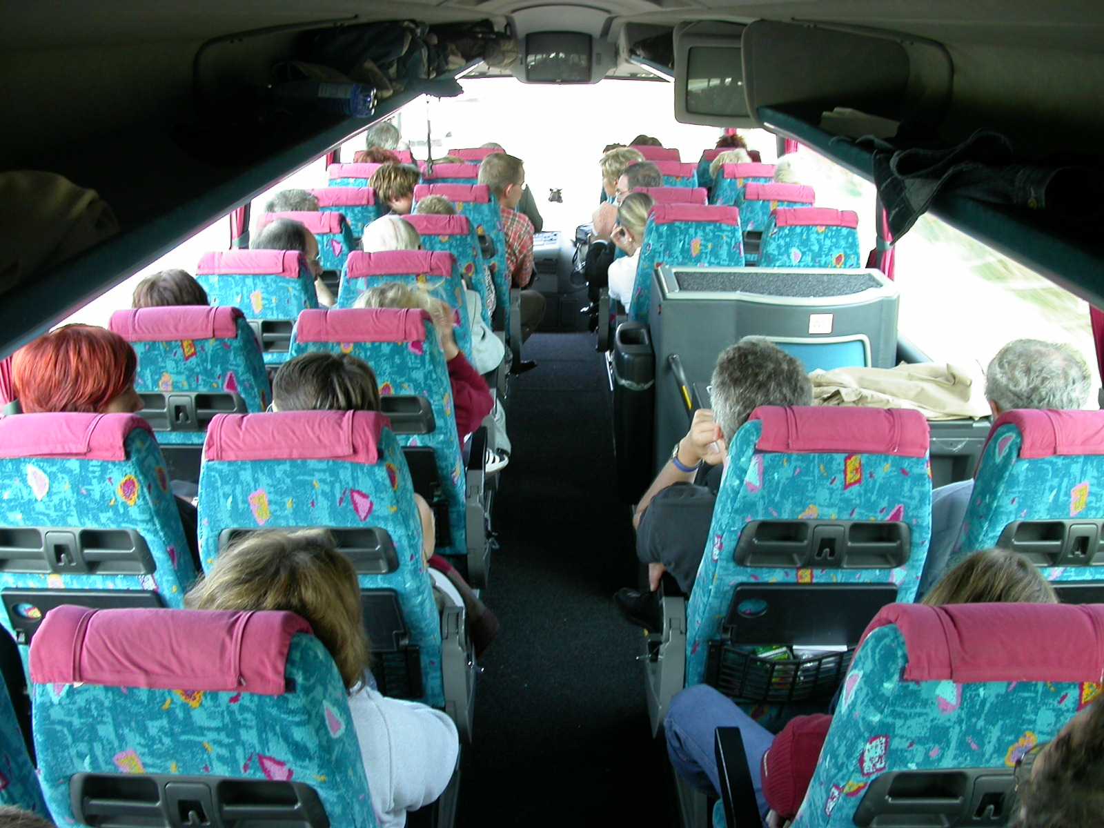 Blick in einen Reisebus