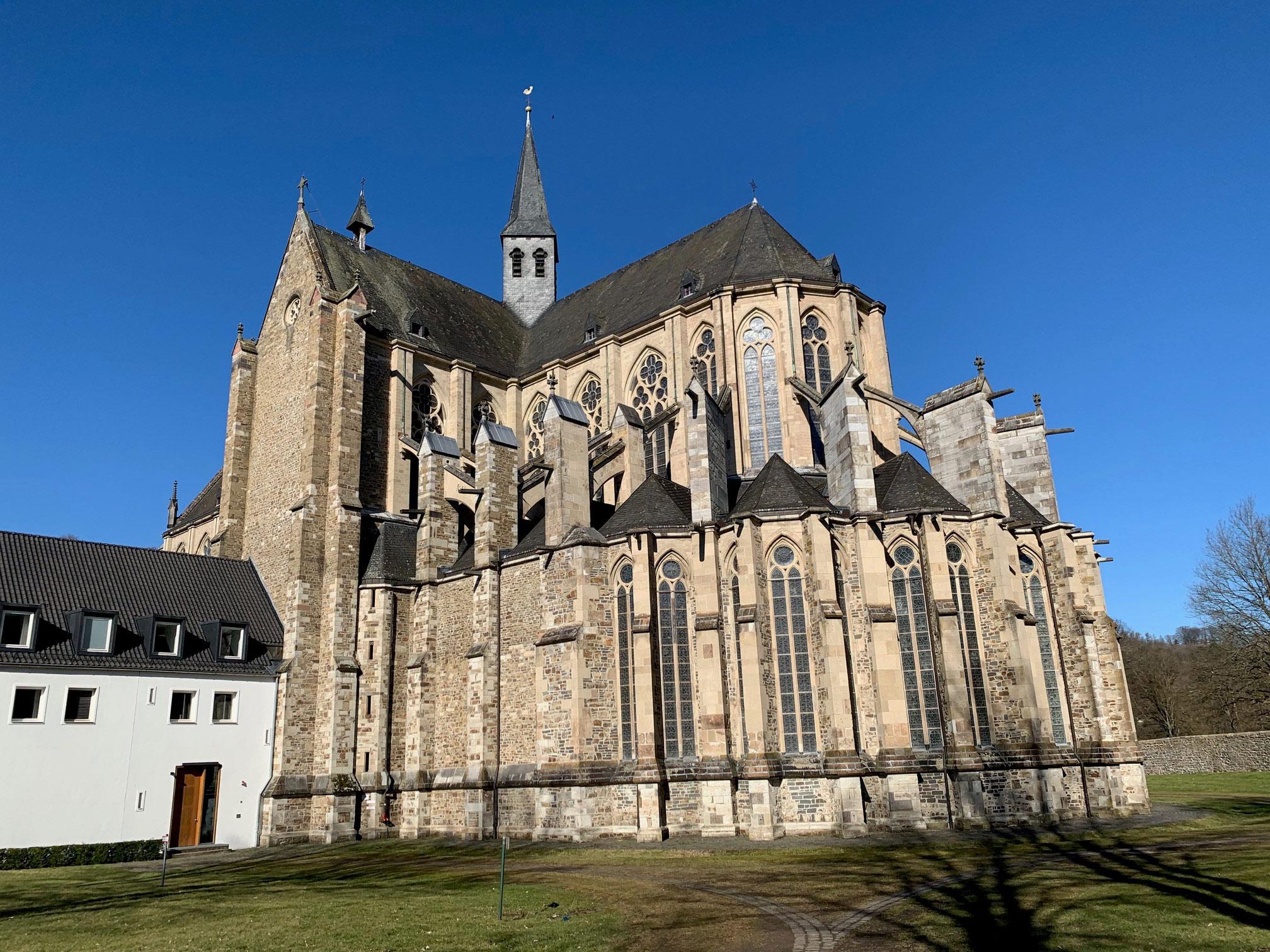 Altenberger Dom Außenansicht des Chorraums